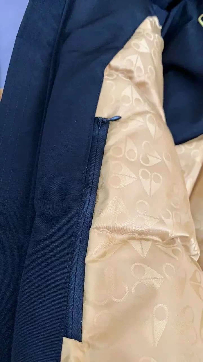 Moose Knuckles Black Down Bomber Jacket - photo 3