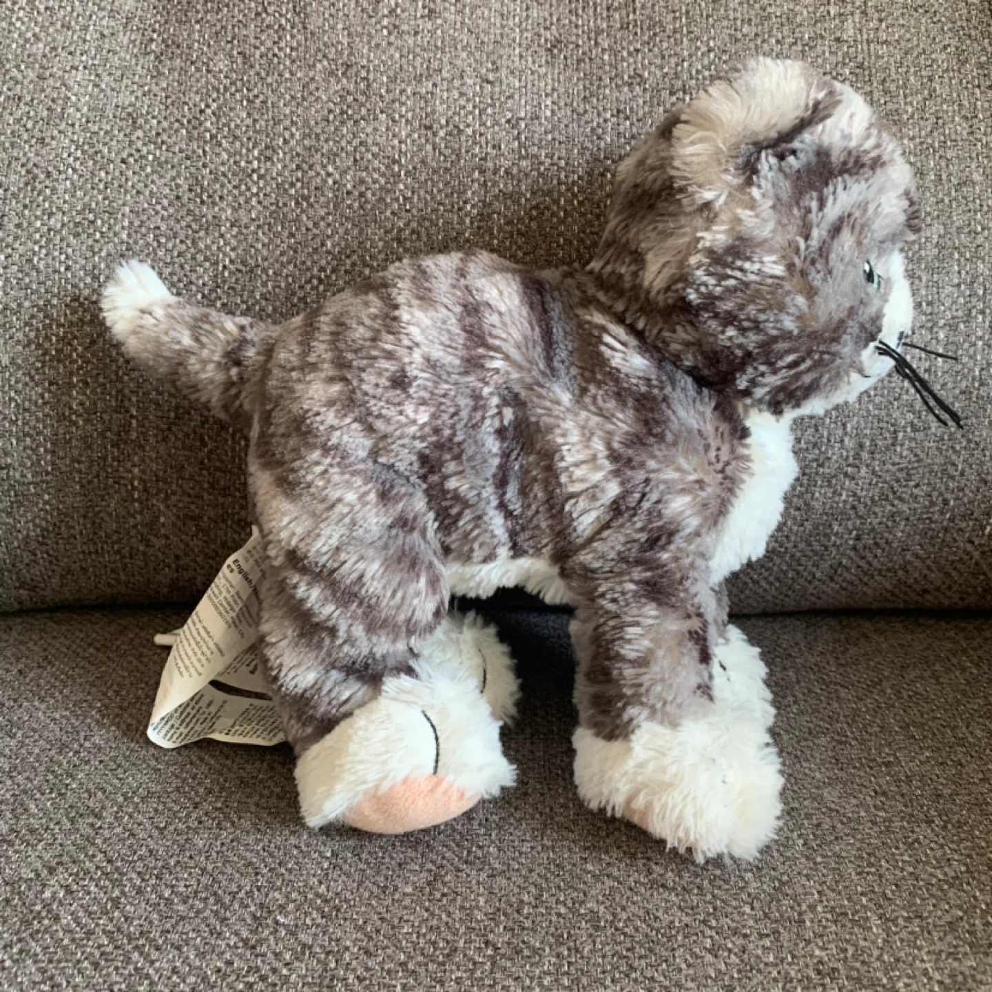 IKEA LILLEPLUTT Soft toy, cat gray/white - photo 2
