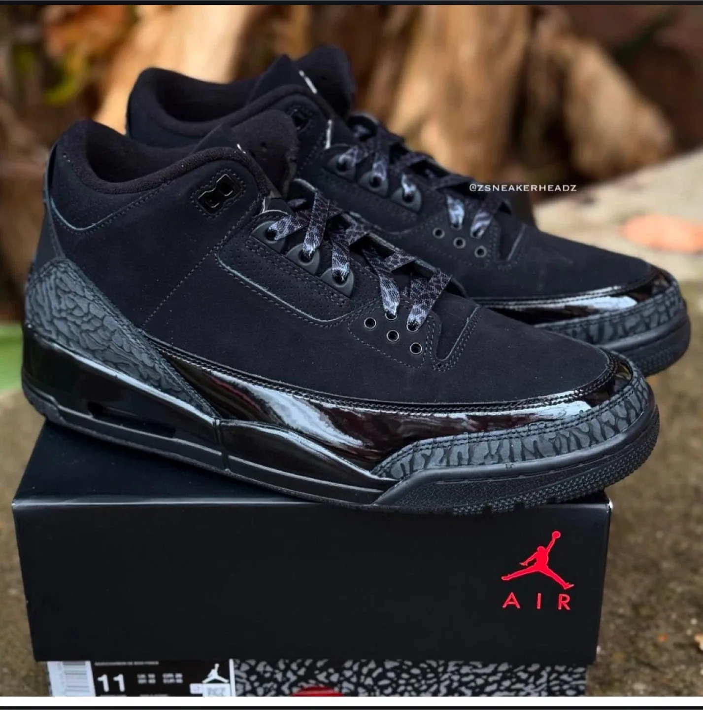 Jordan 3 Retro Black Cement Gold Size 11 thumbnail