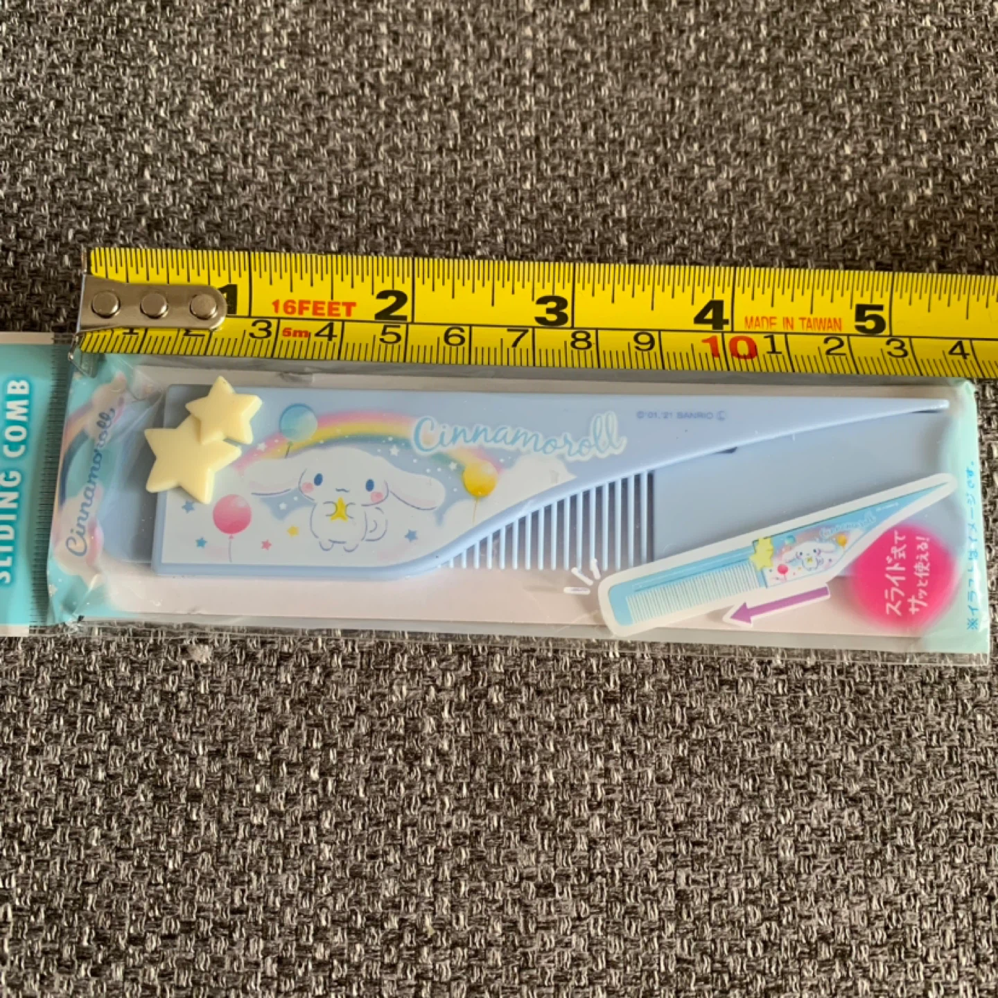 BNIB Japan Sanrio Cinnamoroll Sliding Hair Comb - photo 3