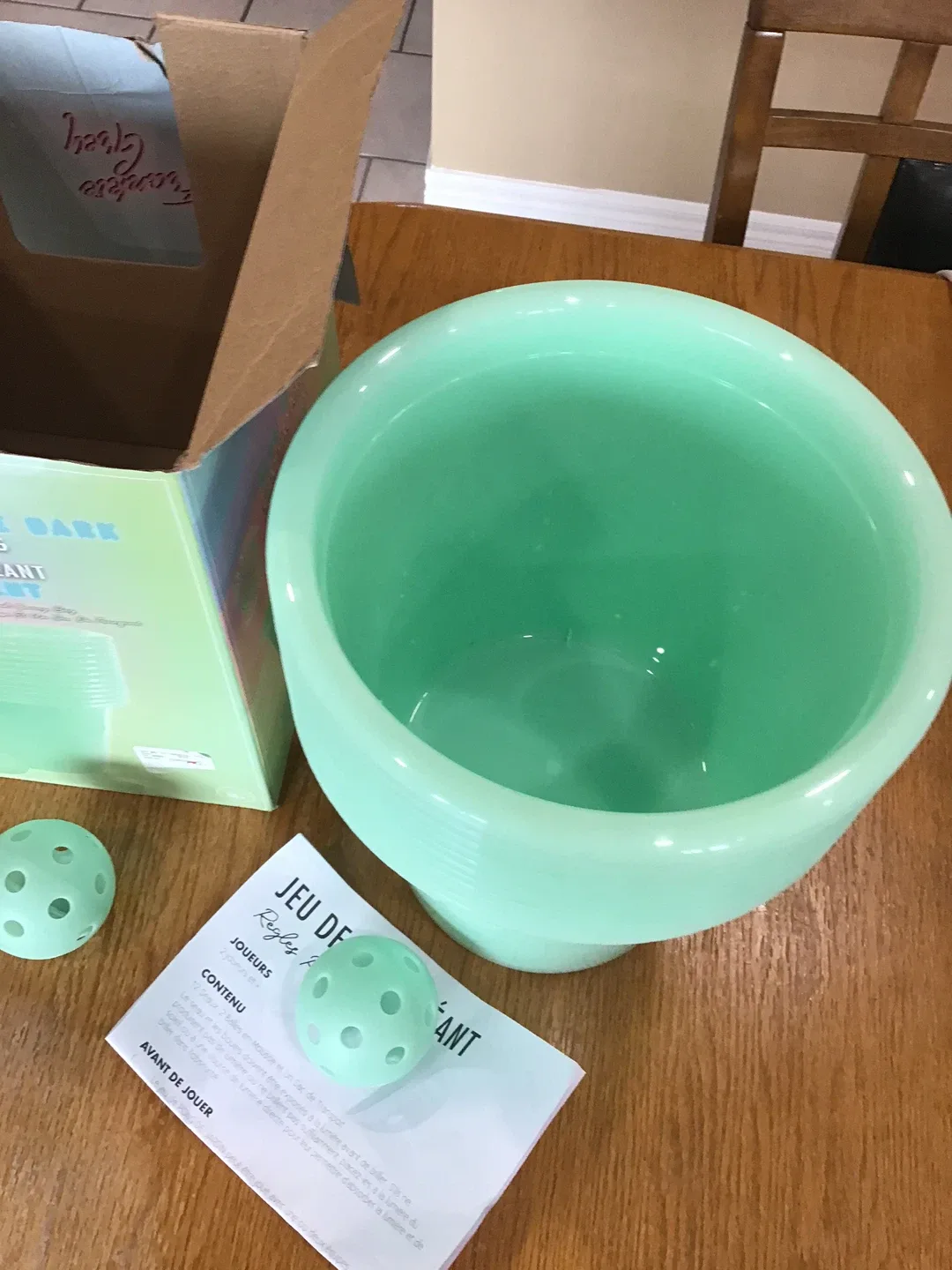 Frankie Grey Glow in the Dark Giant Yard Pong image indicator(2)