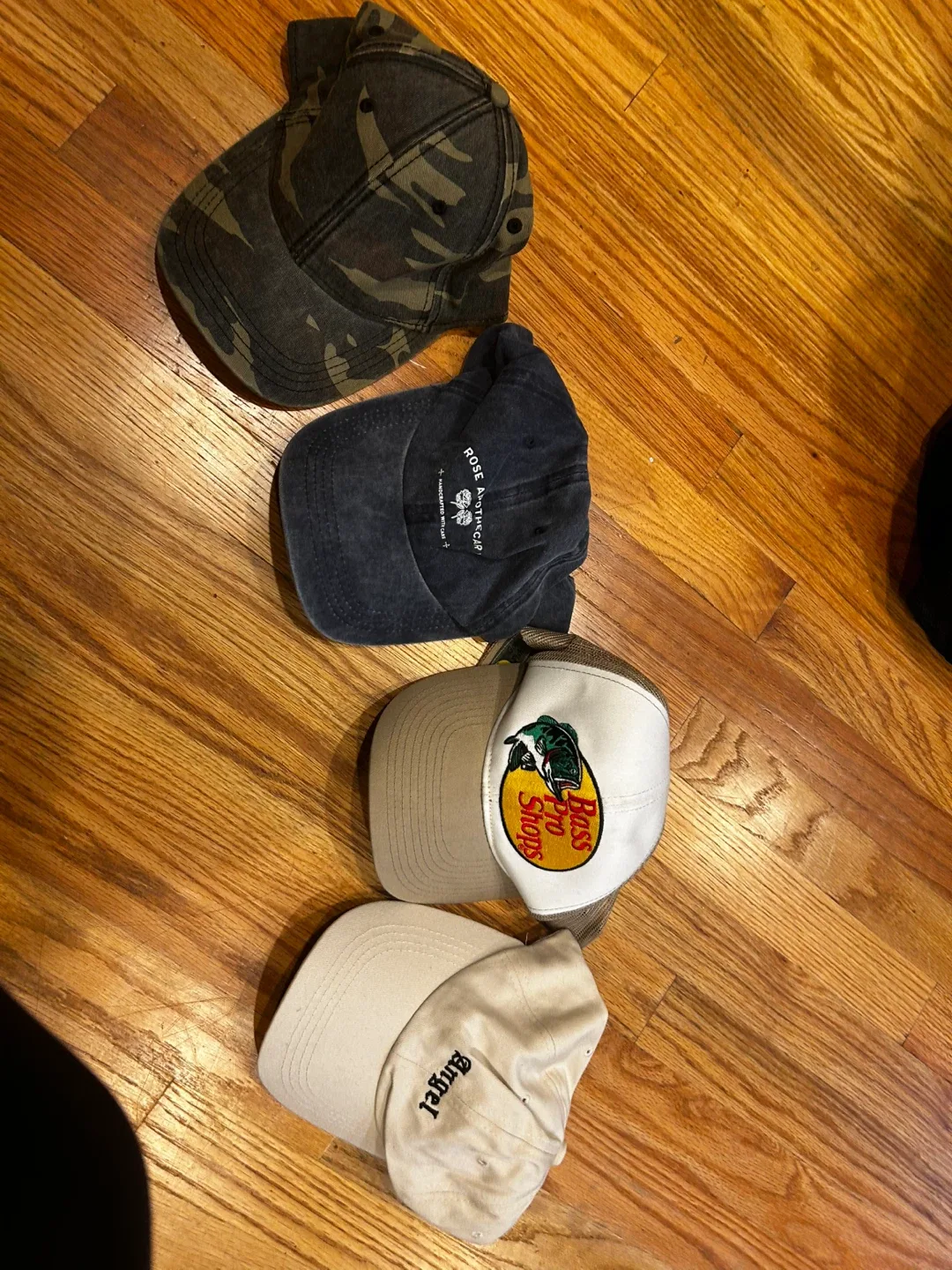 Assorted Baseball Caps - Rose Apothecary, Bass Pro, More thumbnail