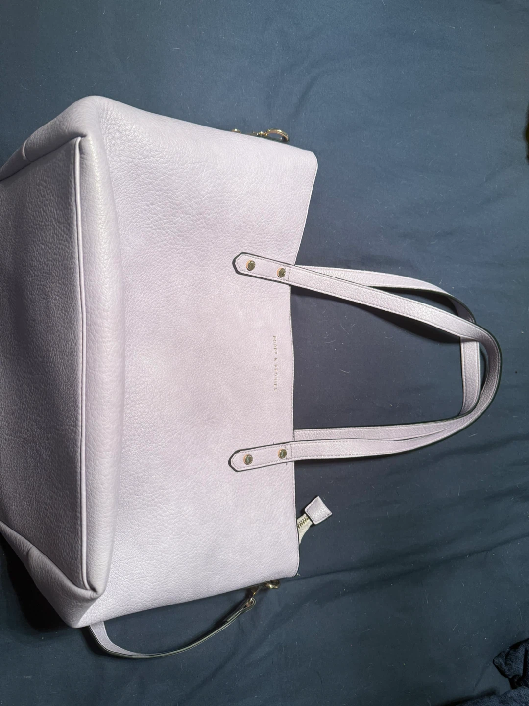 Poppy & Peonies Lilac Tote Bag