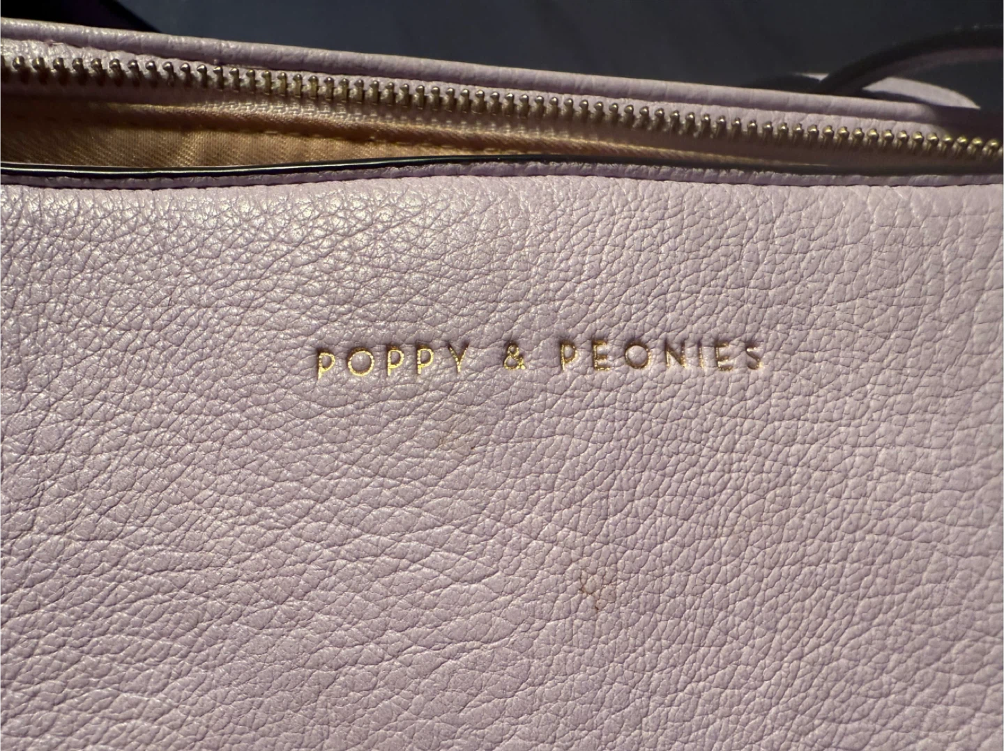Poppy & Peonies Lilac Tote Bag - photo 2