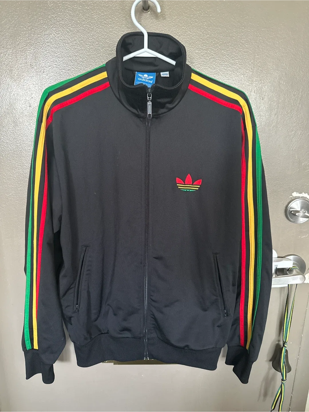 Adidas Tracksuit Jacket & Pants - Size M thumbnail