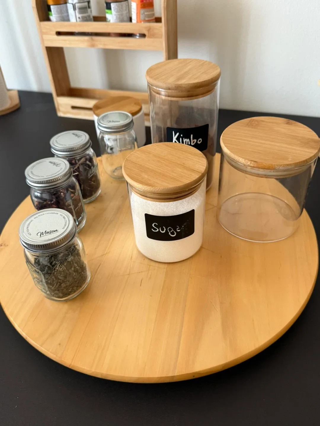 🚚Moving sale Bamboo kitchen set image indicator(8)