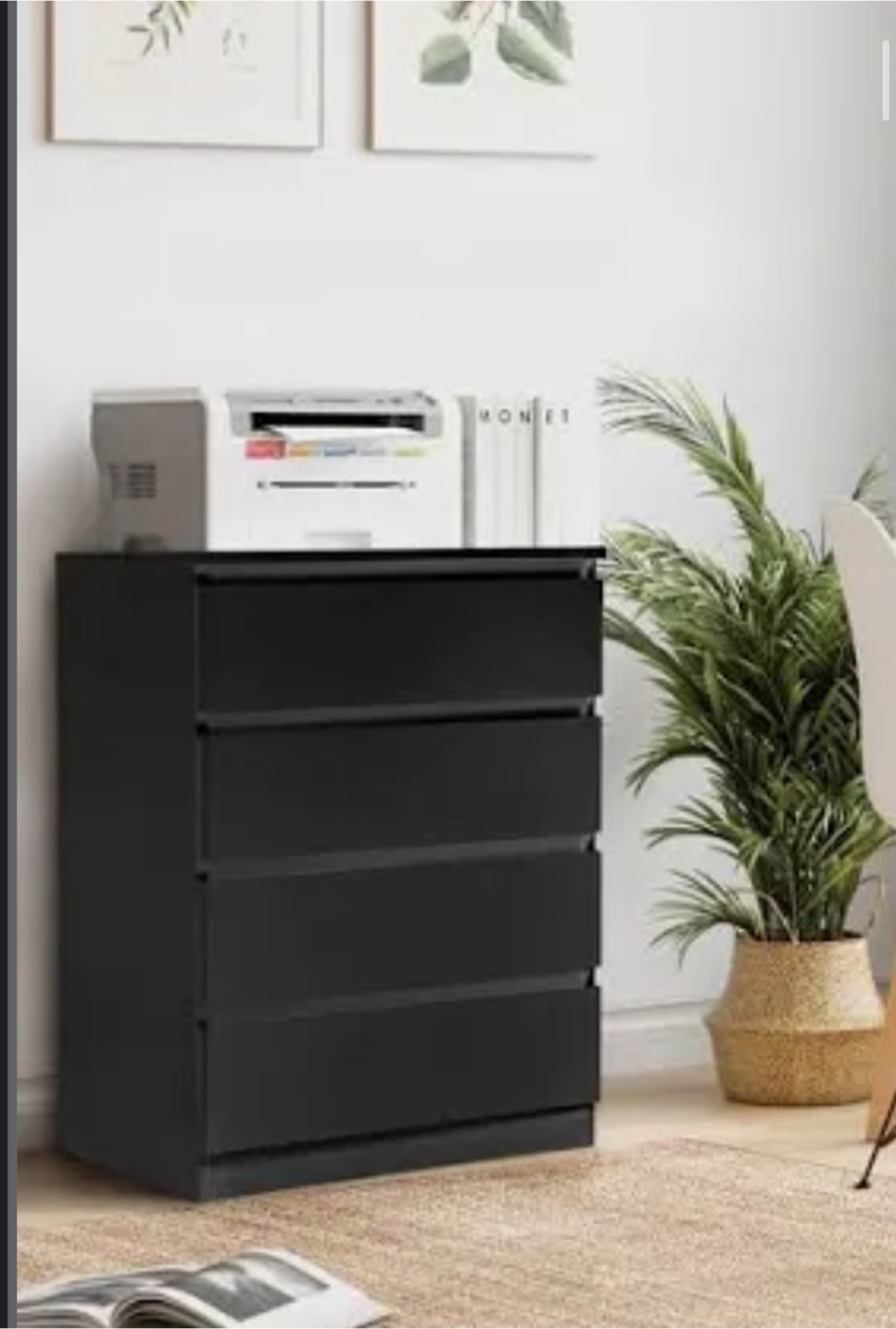 Brown 4-Drawer Dresser ikea malm