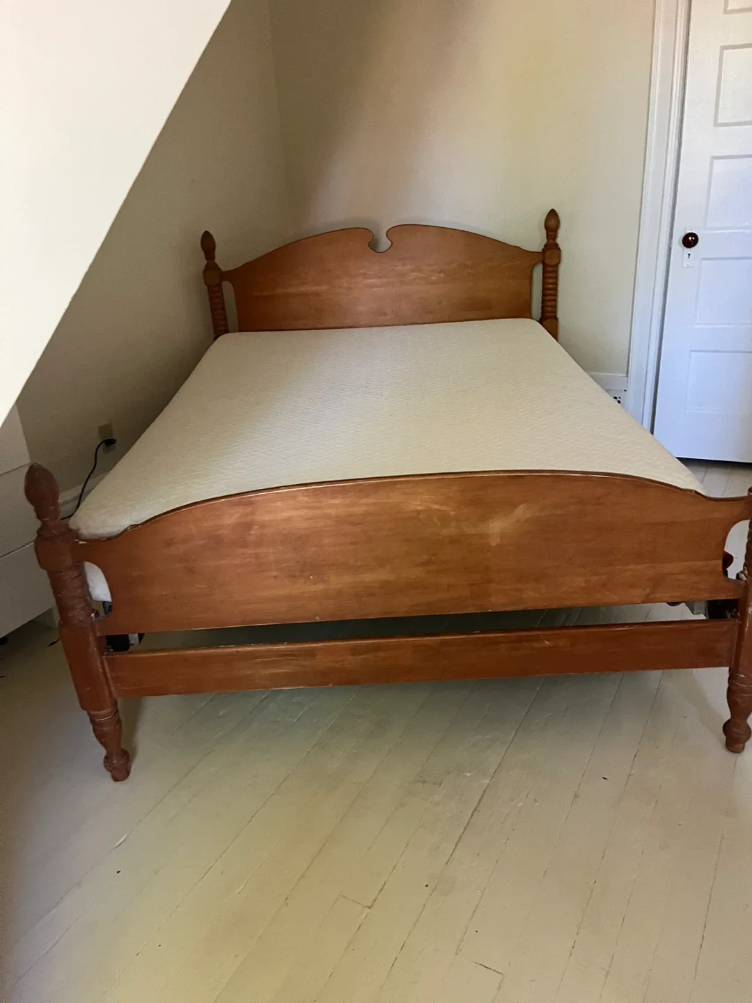 Double bed and mattress thumbnail