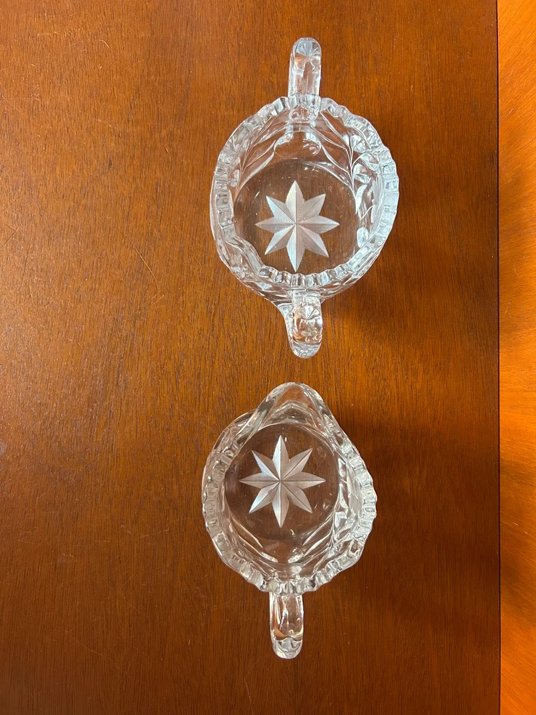 Vintage Clear Glass Dish Set(5) image indicator(5)