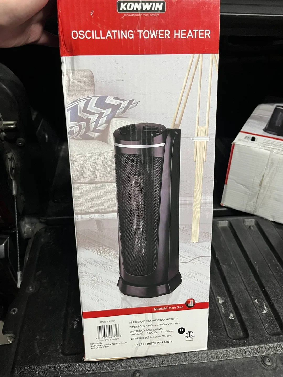 Konwin Oscillating Tower Heaters - Medium Room Size thumbnail