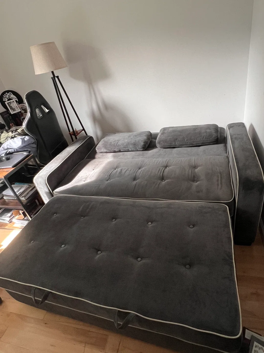 Grey Sleeper Sofa Bed image indicator(2)