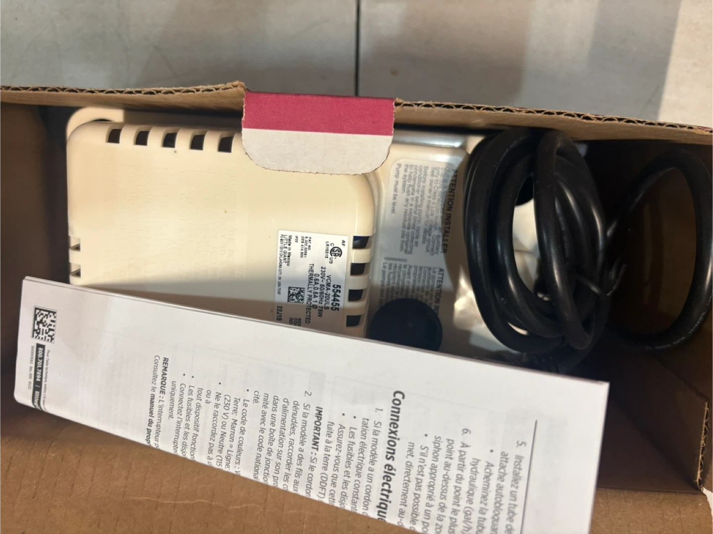 Little Giant VCMA-20 Condensate Pump - photo 3