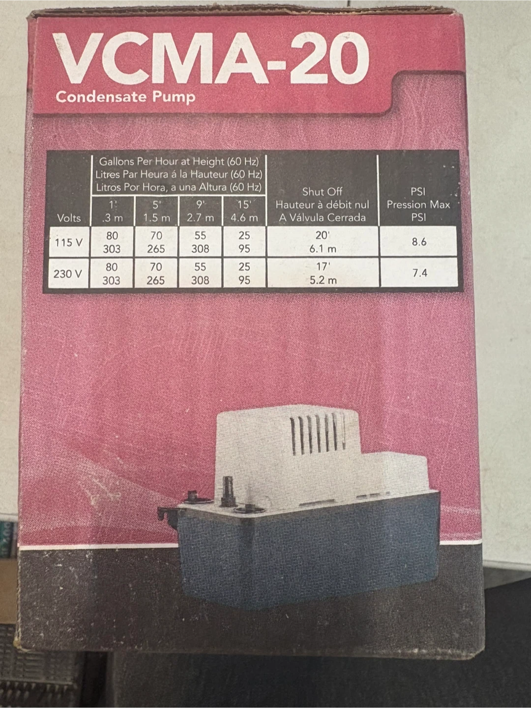 Little Giant VCMA-20 Condensate Pump - photo 5