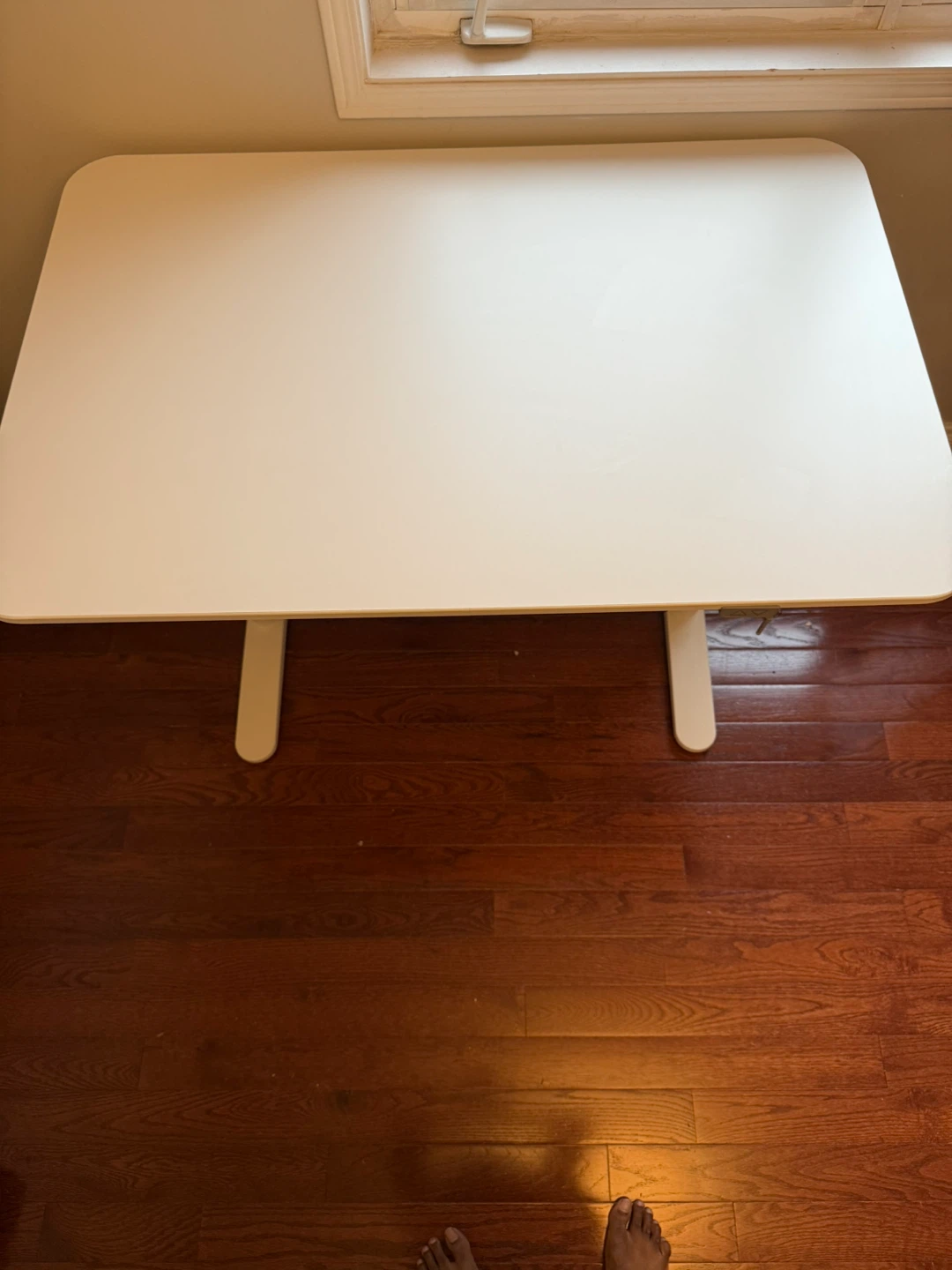 Adjustable Height White Standing Desk - photo 4