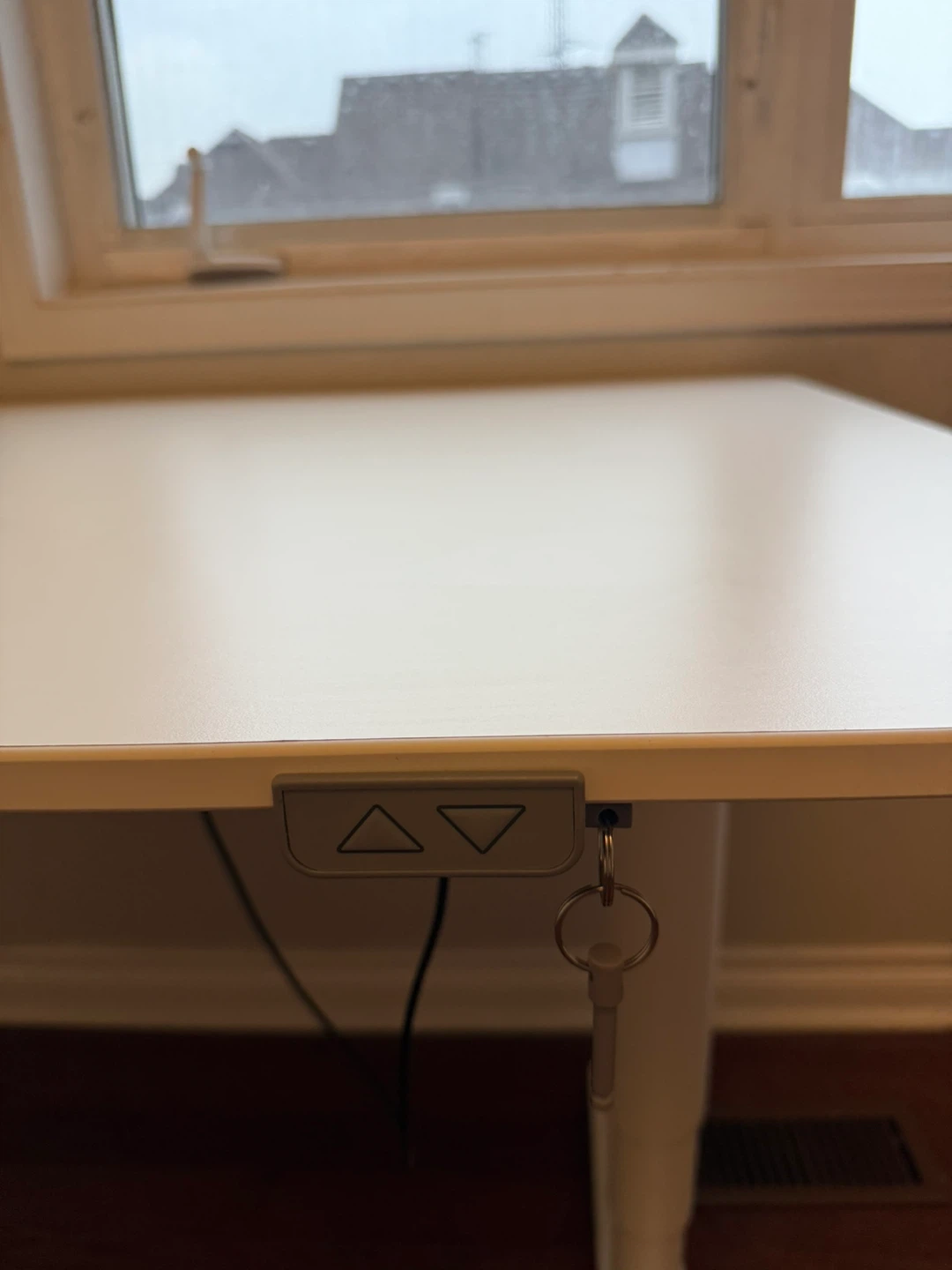 Adjustable Height White Standing Desk - photo 3