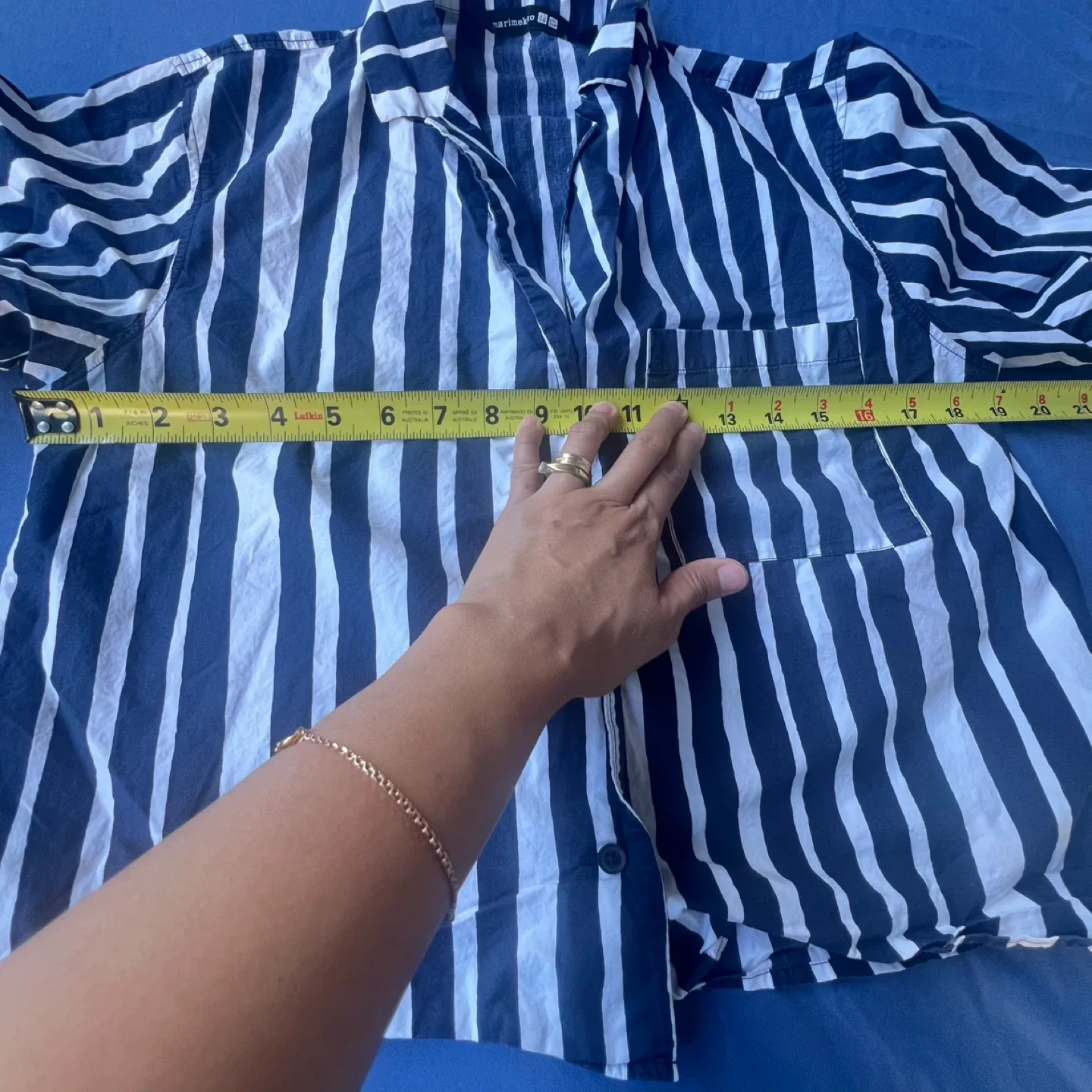 Marimekko x Uniqlo Striped Shirt - Size XS image indicator(9)