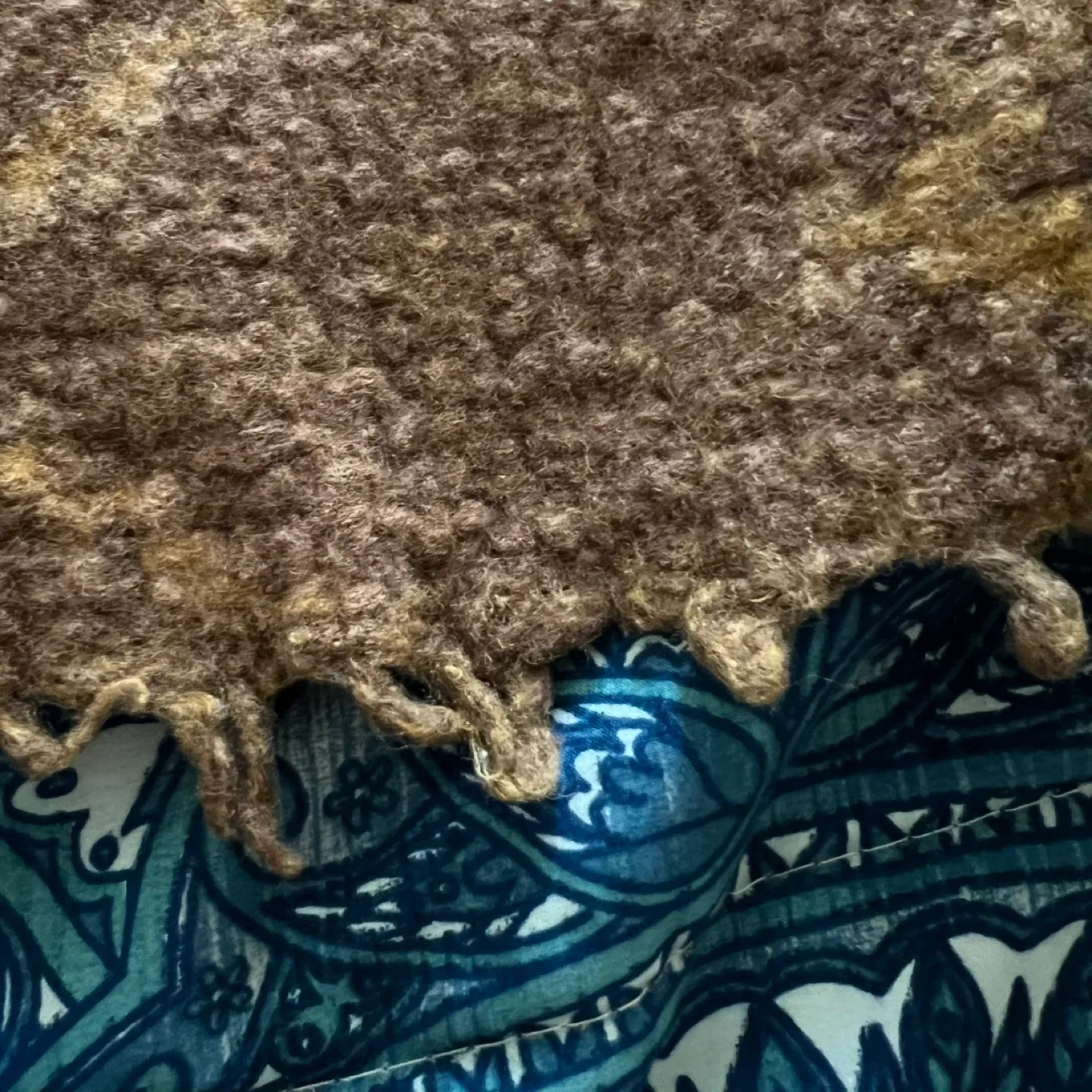 Brown Wool Throw Blanket image indicator(7)