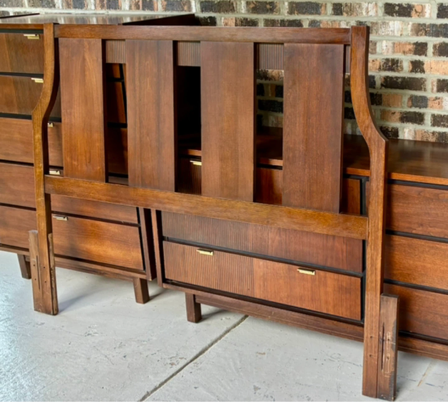 Vintage Mid-Century Modern Headboard - photo 2