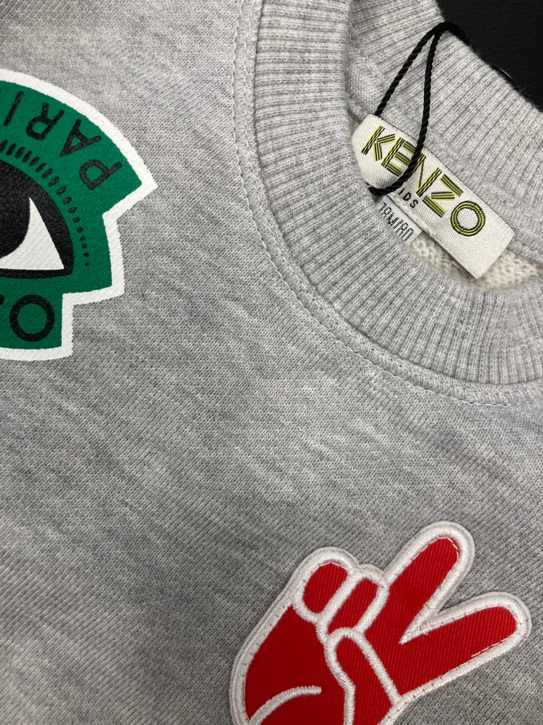 KENZO Kids Grey Sweatshirt & Pants Set image indicator(2)