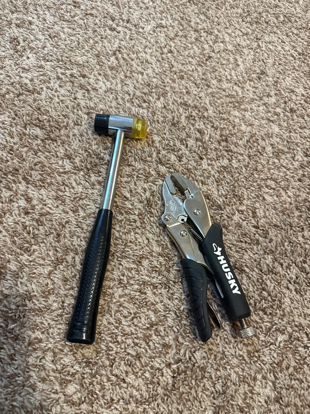 Husky Locking Pliers & Rubber Mallet thumbnail