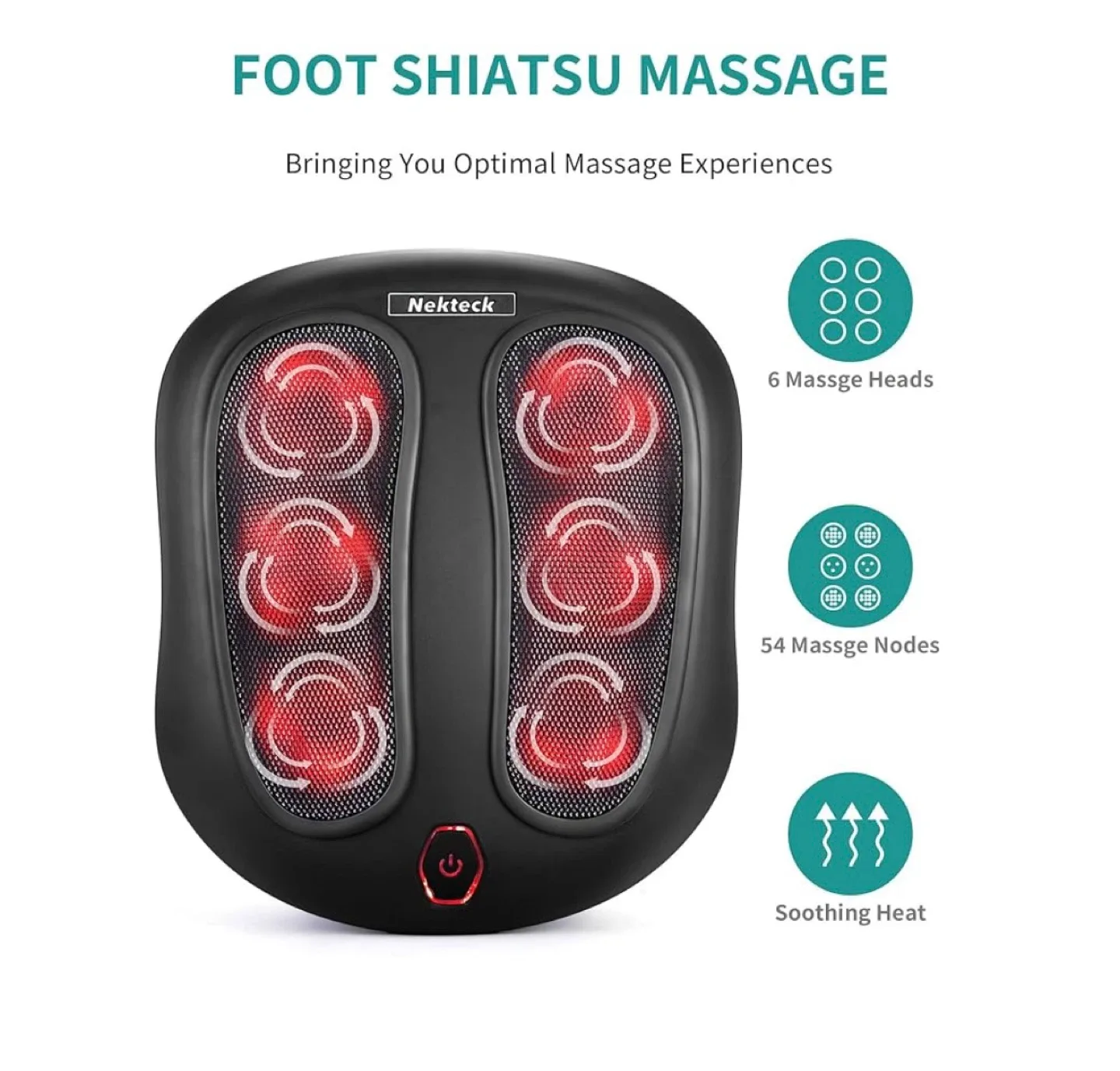Nekteck Foot Massager Machine with Heat image indicator(3)