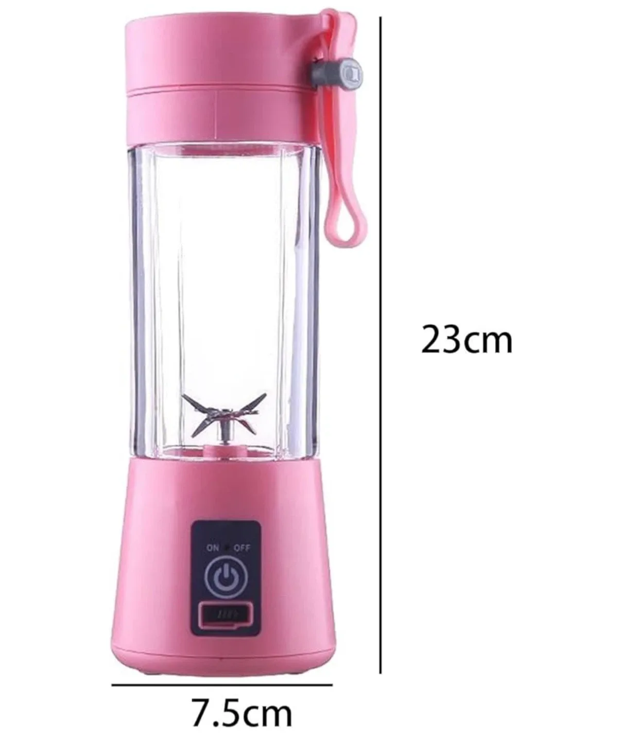 Pink Portable Blender image indicator(4)