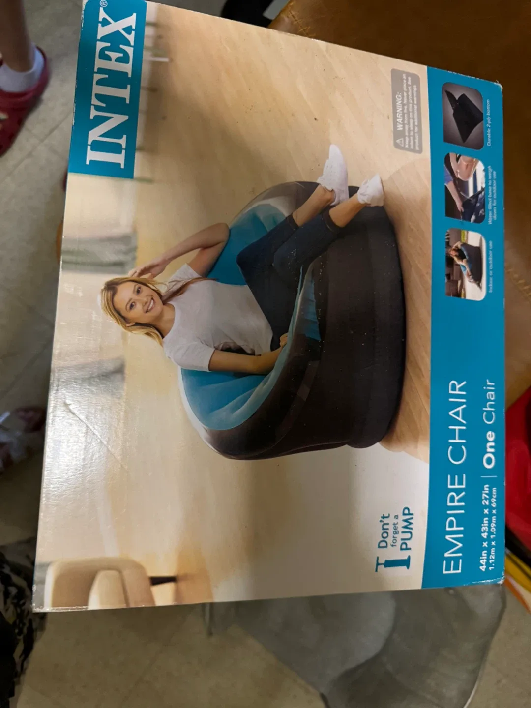 Intex Empire Inflatable Chair - Blue image indicator(3)