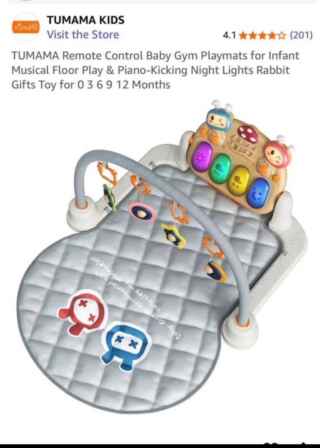 TUMAMA Baby Gym Playmat