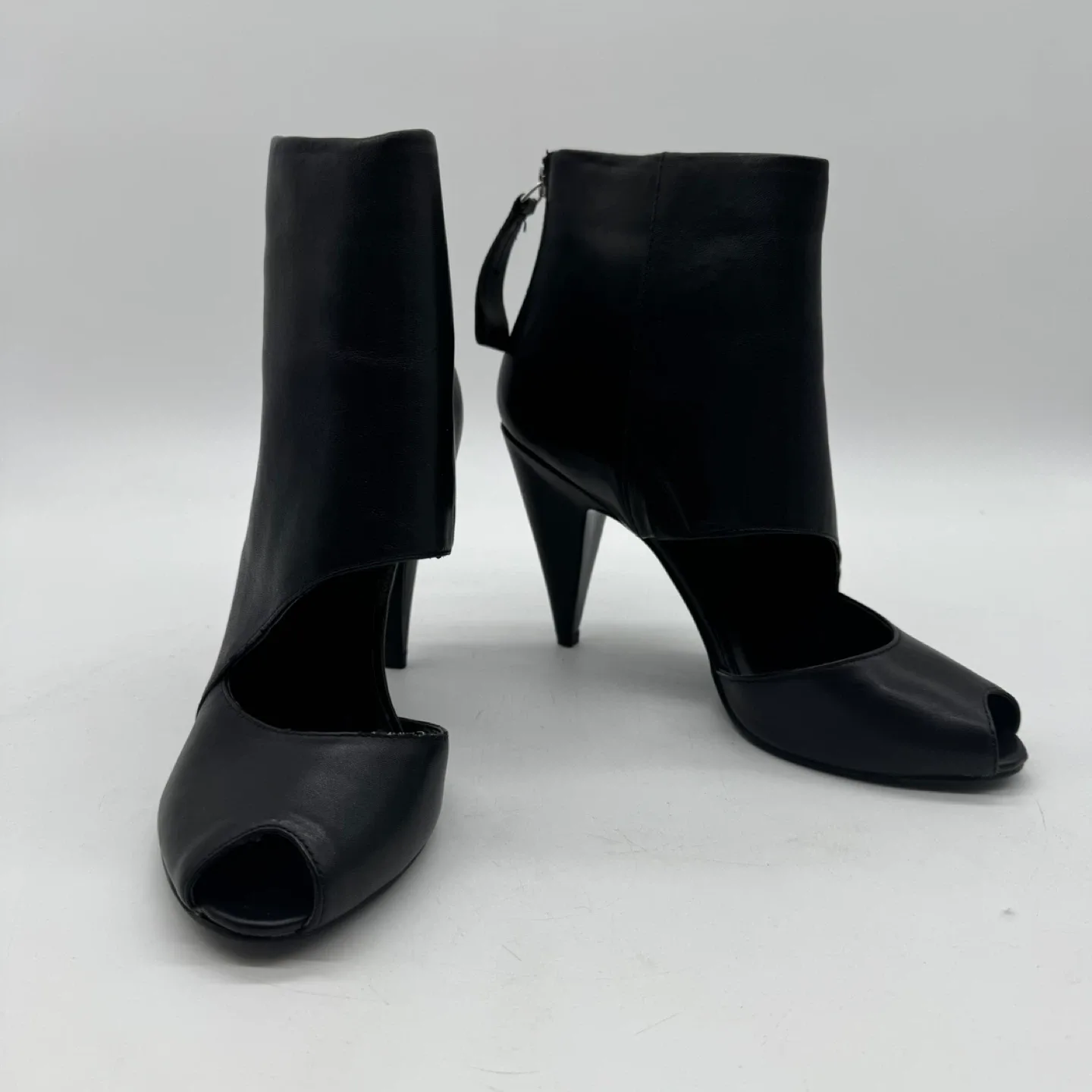 New Bernie Mev Black Woven Comfort Heels — Size 9B / EU 40 image indicator(5)