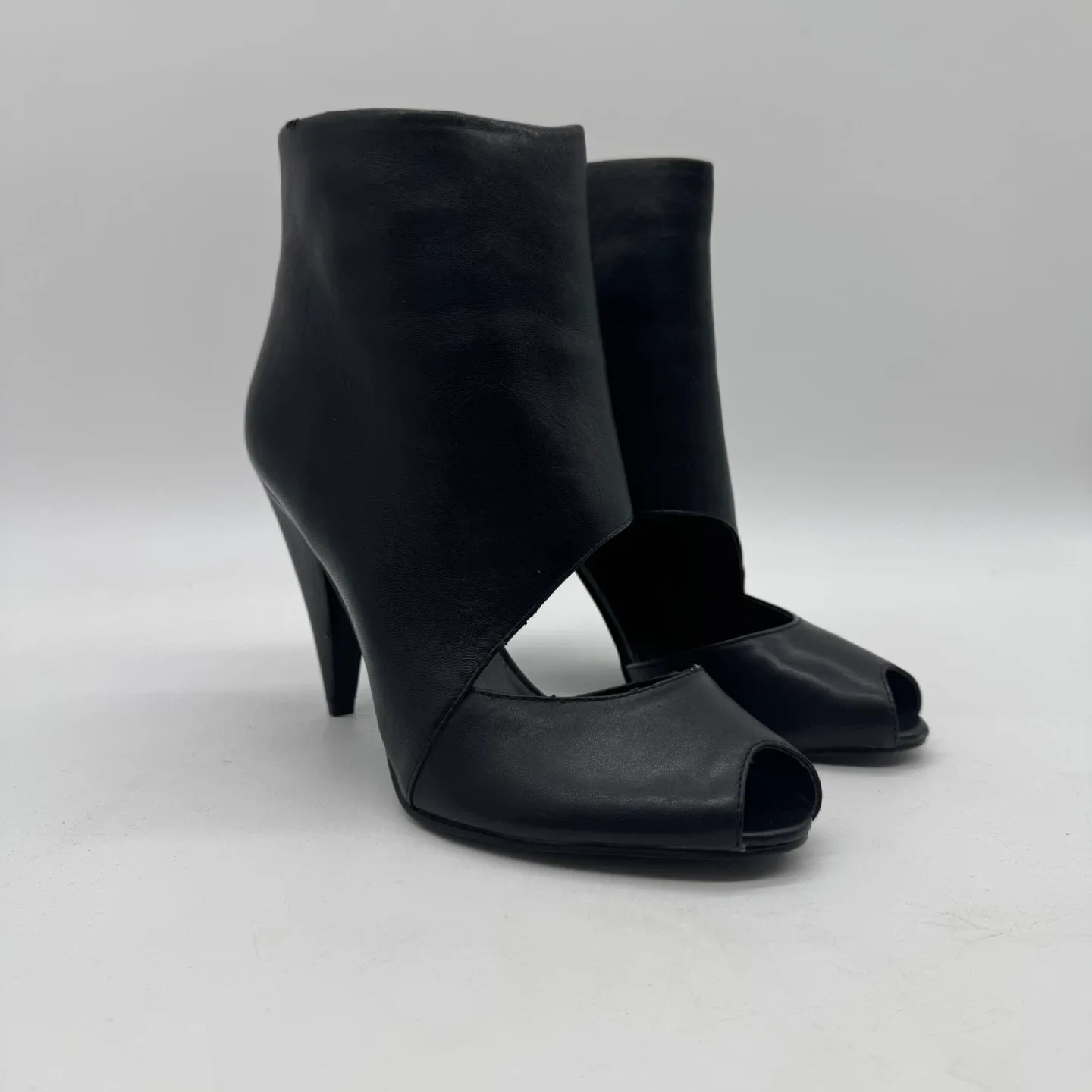 New Bernie Mev Black Woven Comfort Heels — Size 9B / EU 40 thumbnail