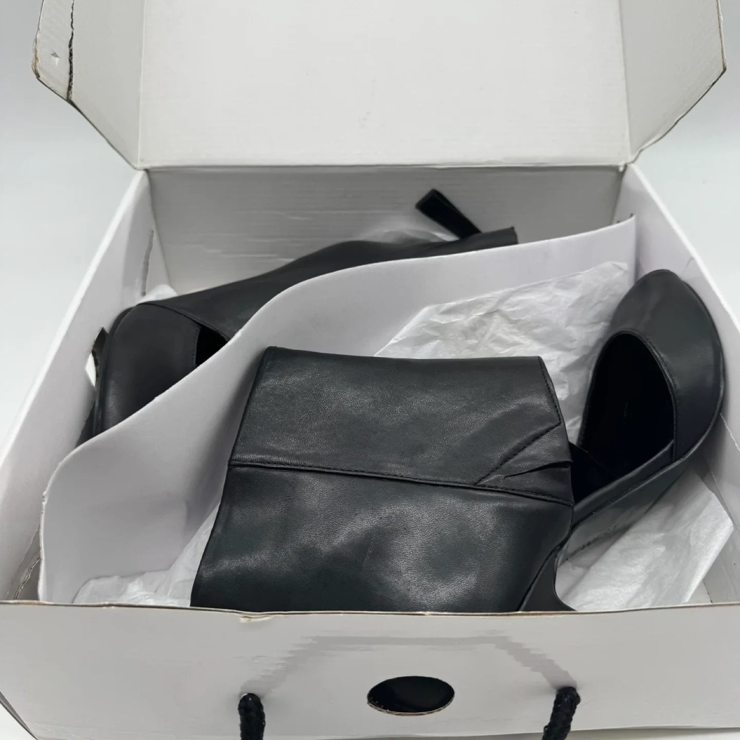 New Bernie Mev Black Woven Comfort Heels — Size 9B / EU 40 image indicator(9)