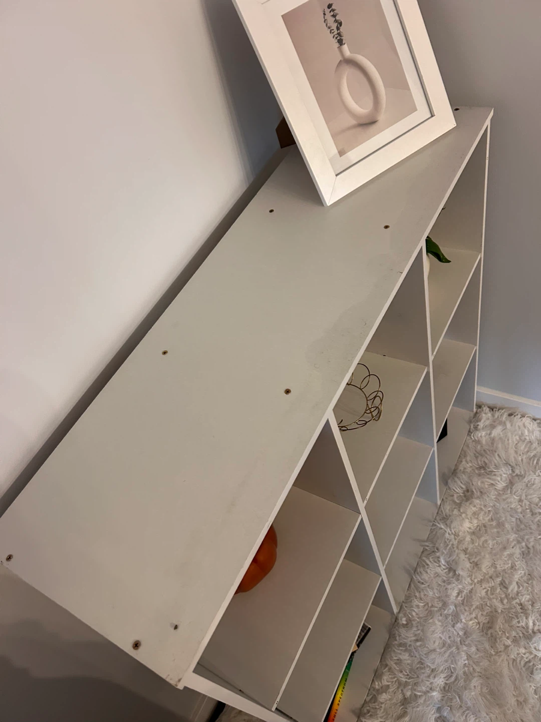 White Shelf Unit - photo 4