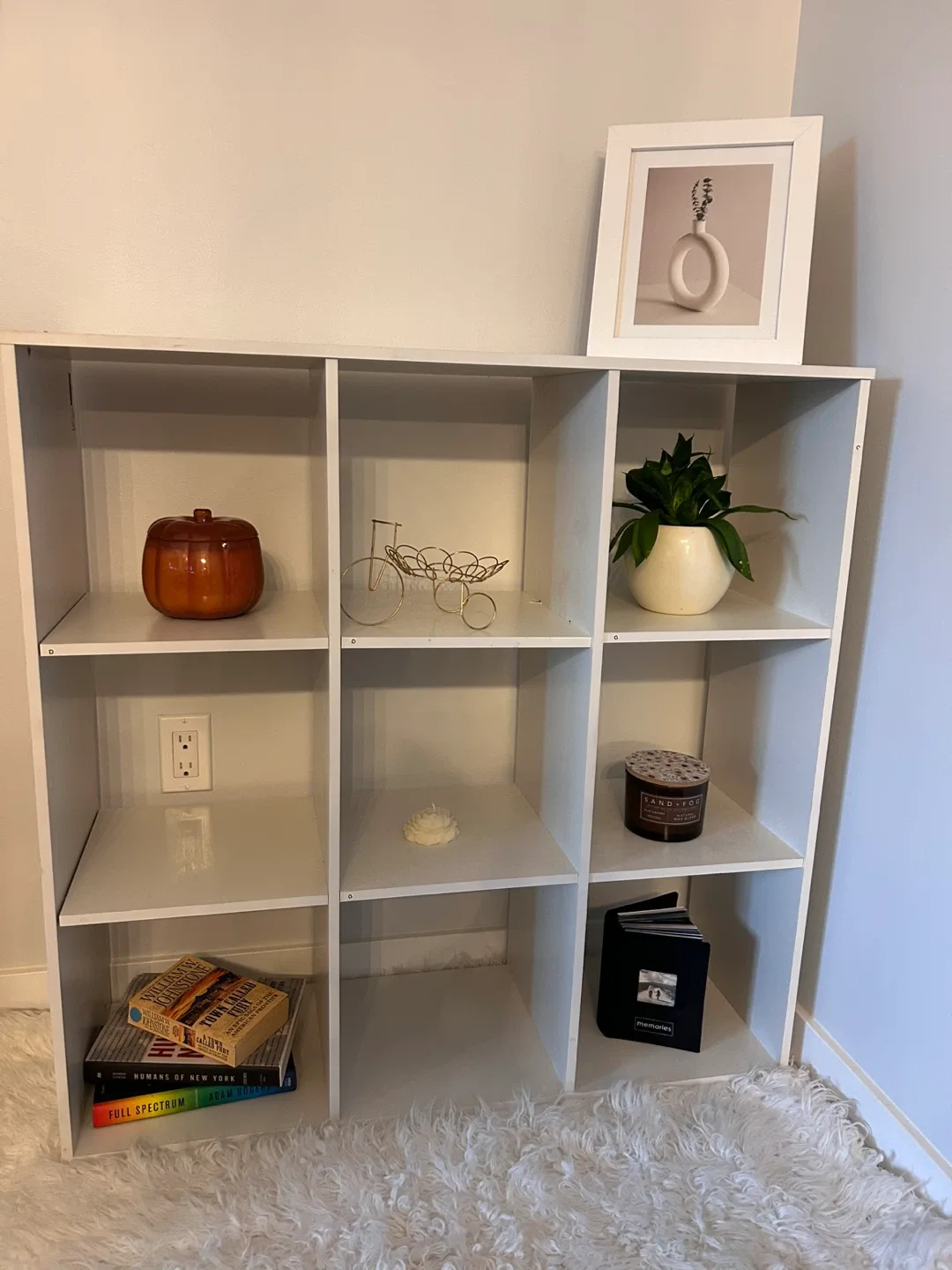 White Shelf Unit