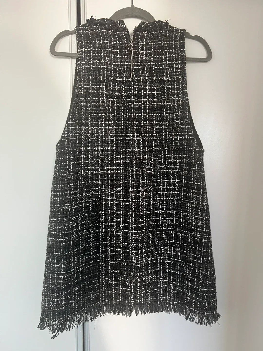 Zara Tweed Mini Dress - Size Small image indicator(2)