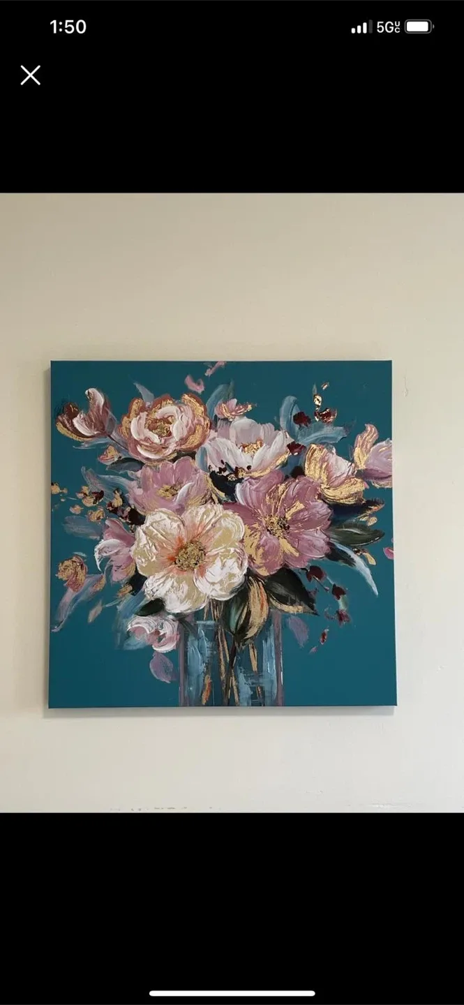 Large Floral Painting 🌸 thumbnail