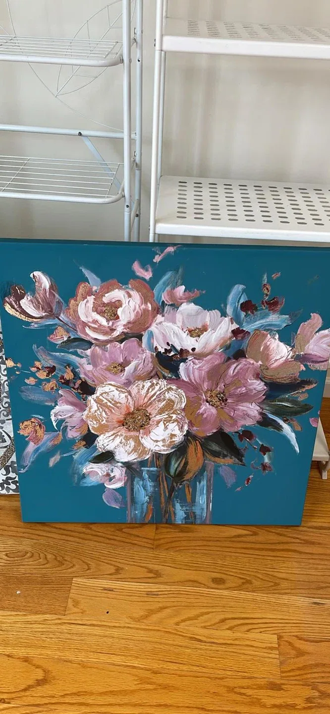 Large Floral Painting 🌸 image indicator(2)