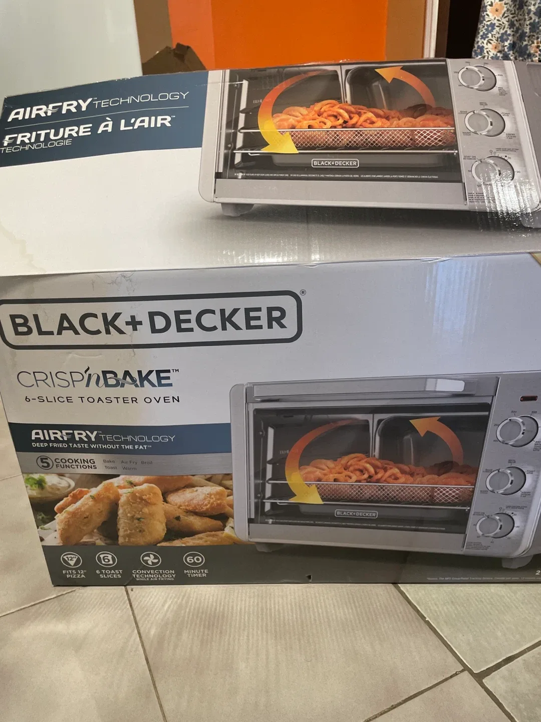 Black+Decker Toaster Oven Air Fryer Combo image indicator(5)