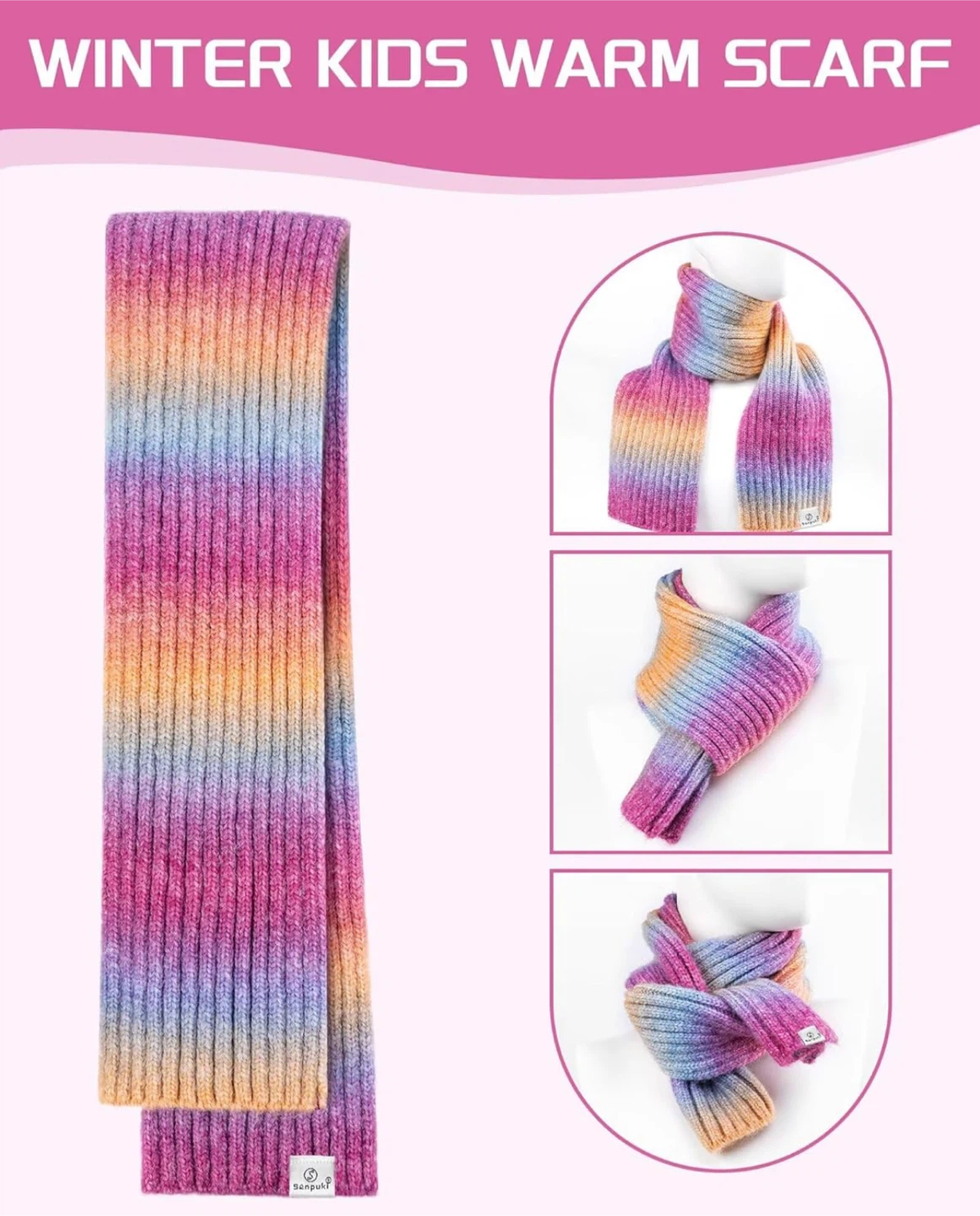 Sanpuk Kids Winter Set (Hat, Scarf, Gloves) - photo 4