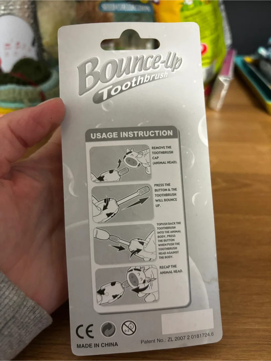 Bounce-Up Toothbrush - Yellow Hippo image indicator(3)