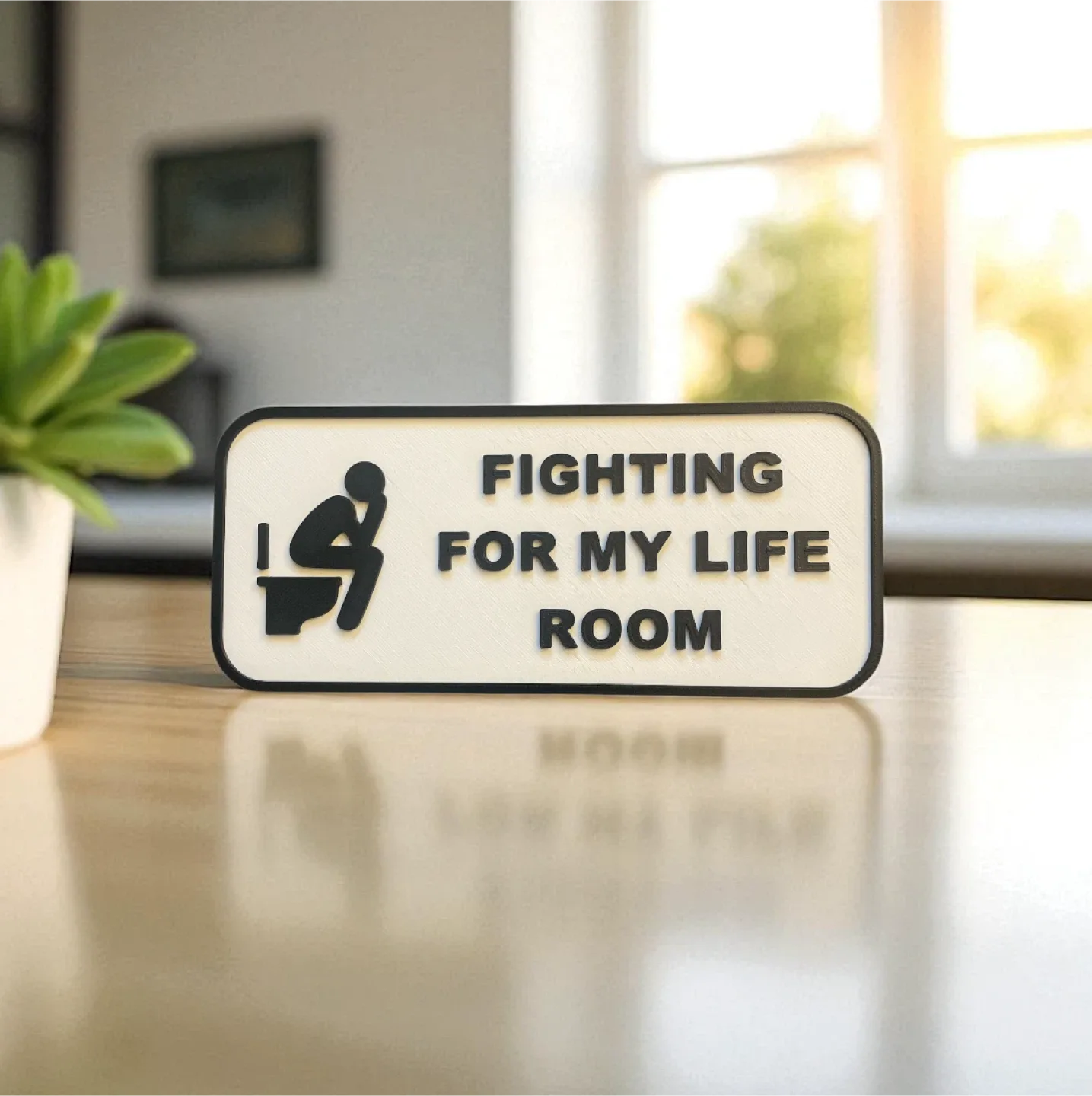 Fighting For My Life Room Sign thumbnail