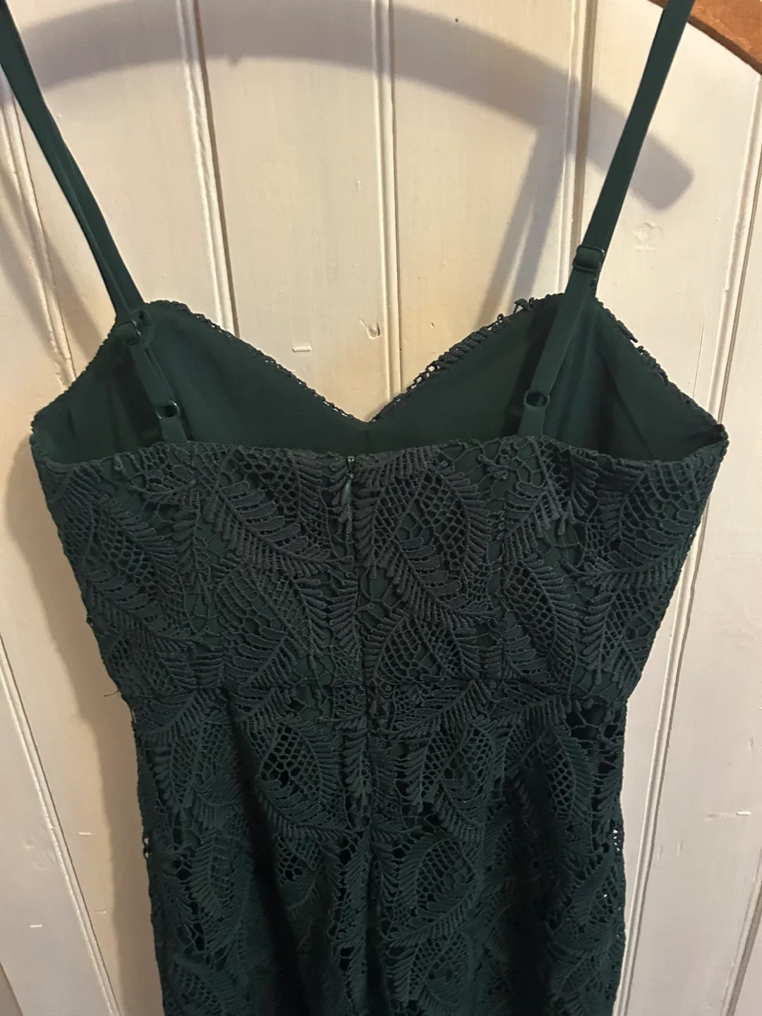RW&CO. Green Lace Dress - Size 0 image indicator(6)