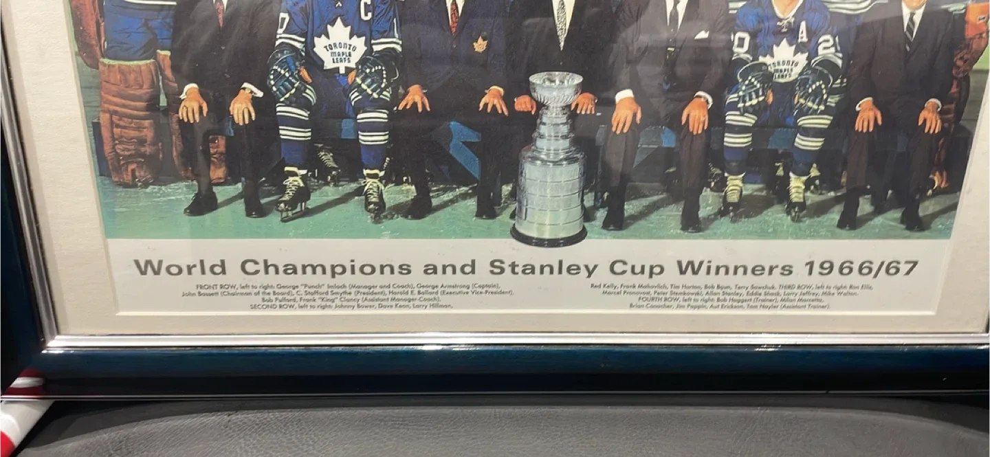 Toronto Maple Leafs Stanley Cup Winners 1966/67 Framed Photo image indicator(3)