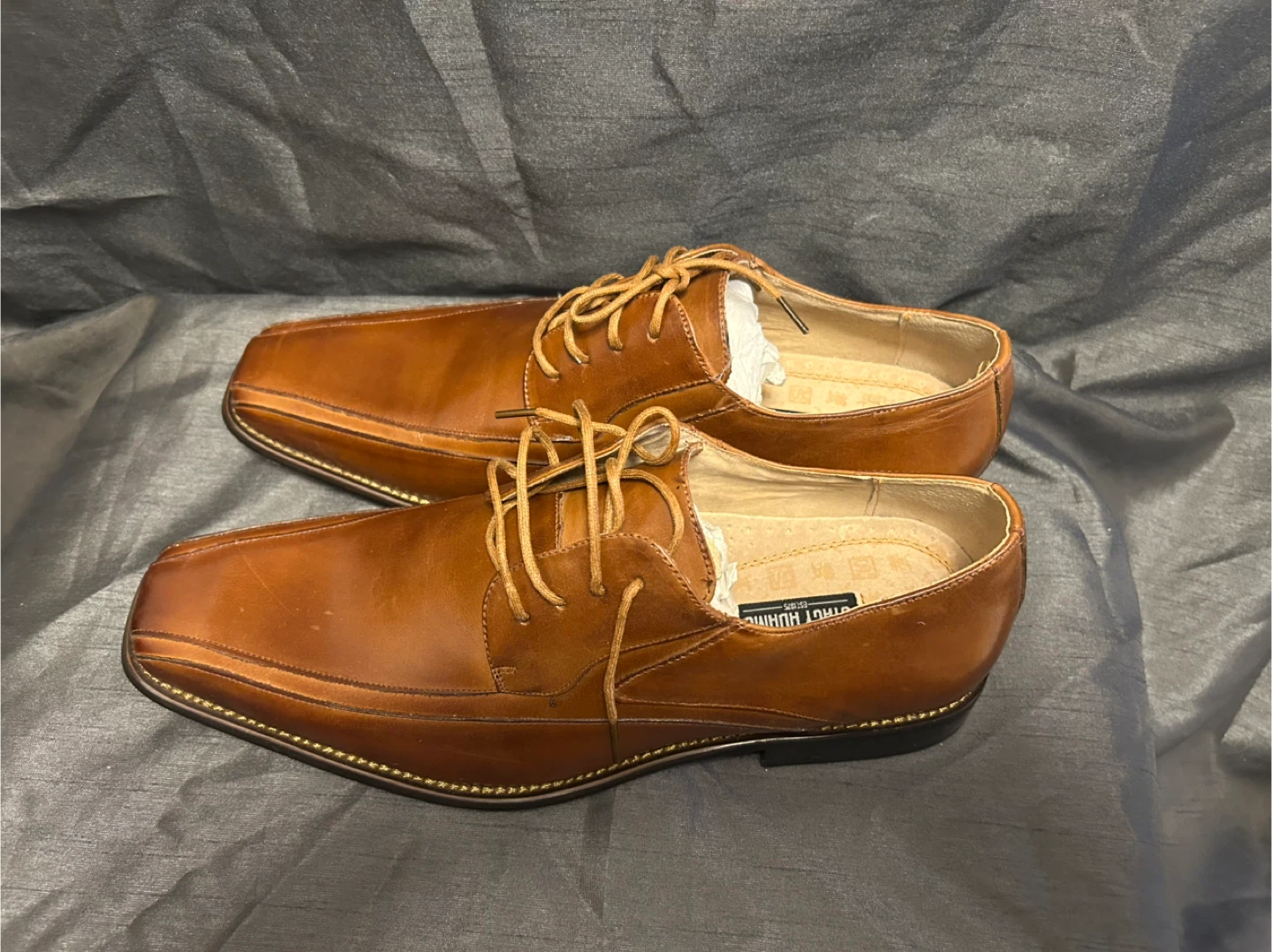 Stacy Adams Brown Leather Dress Shoes - photo 3