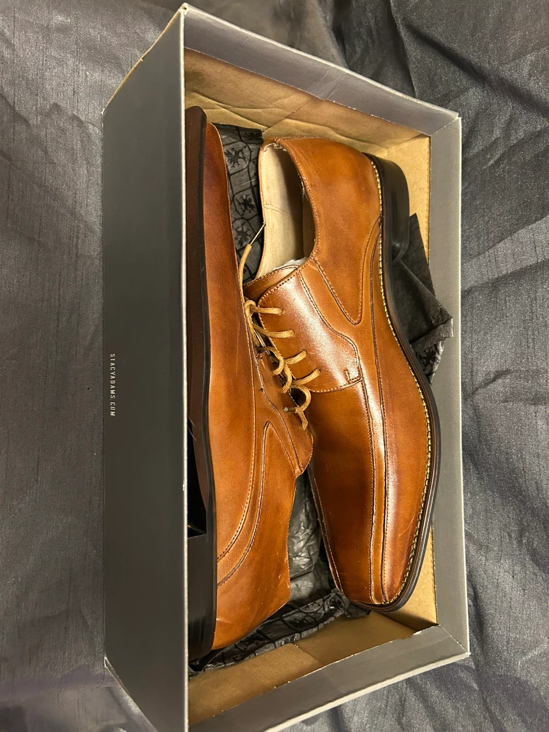 Stacy Adams Brown Leather Dress Shoes - photo 4