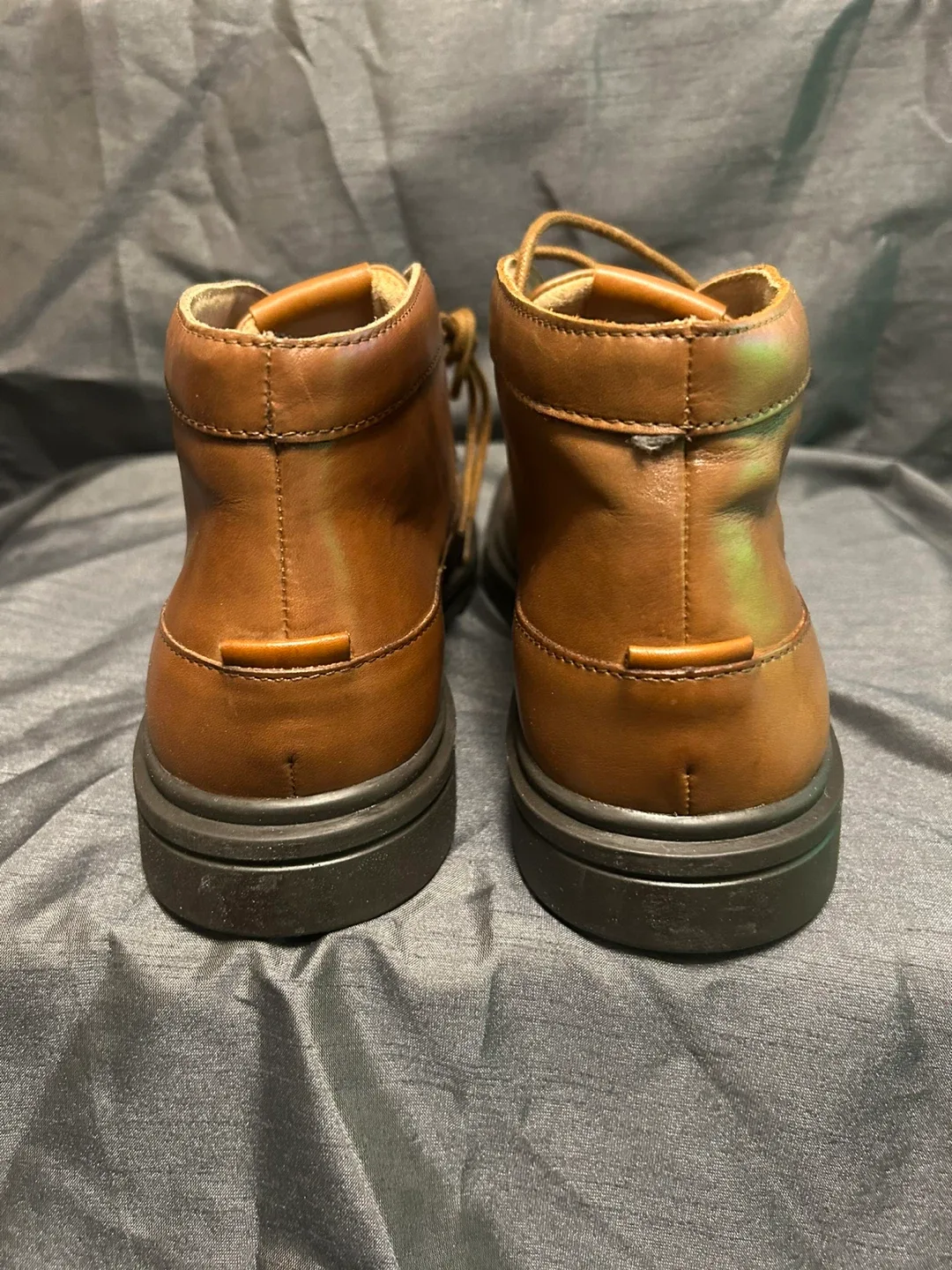 Stacy Adams Tan Leather Chukka Boots image indicator(3)