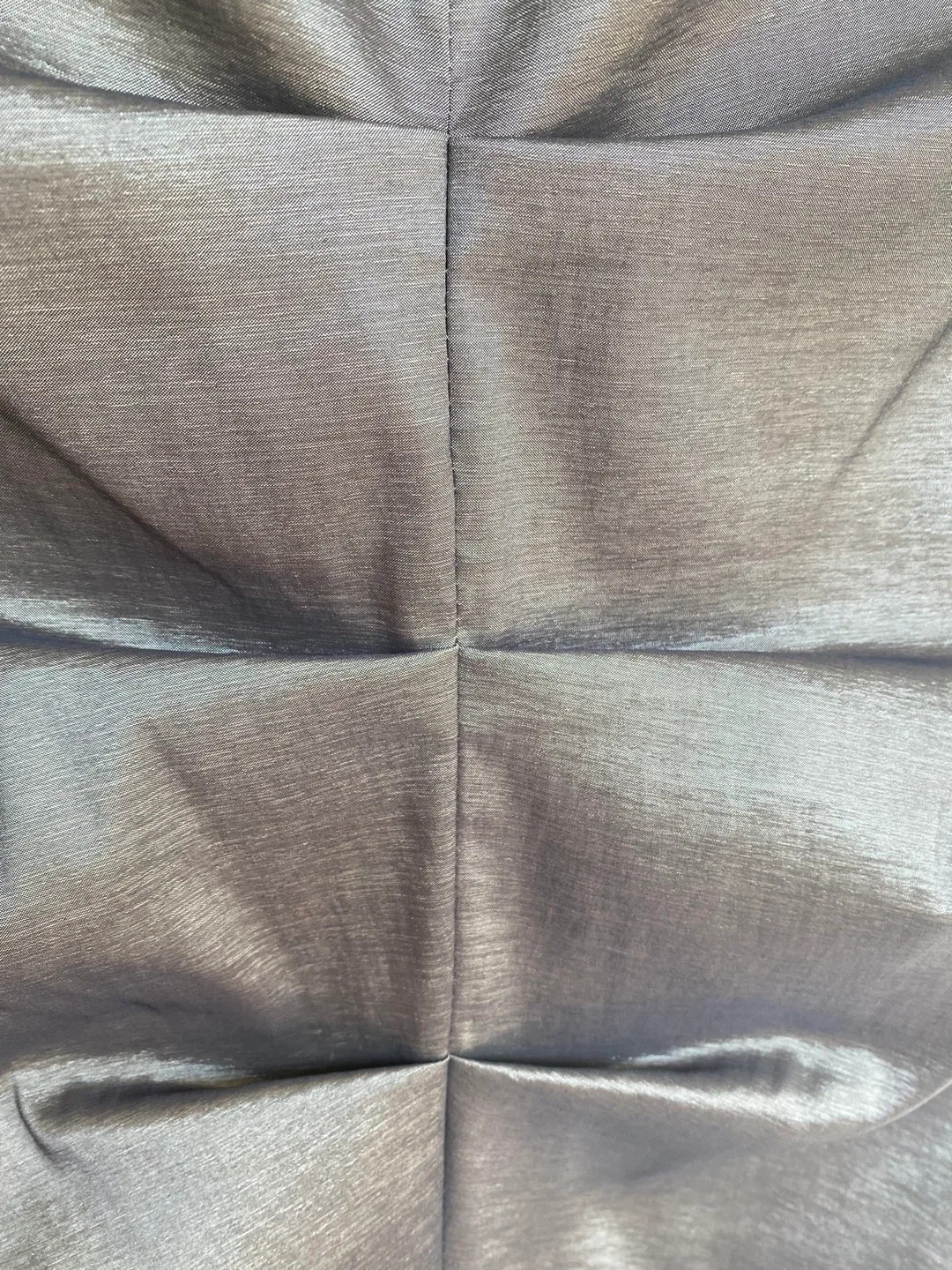 Gorgeous pewter dress/matching leather Marc Fisher shoes image indicator(5)