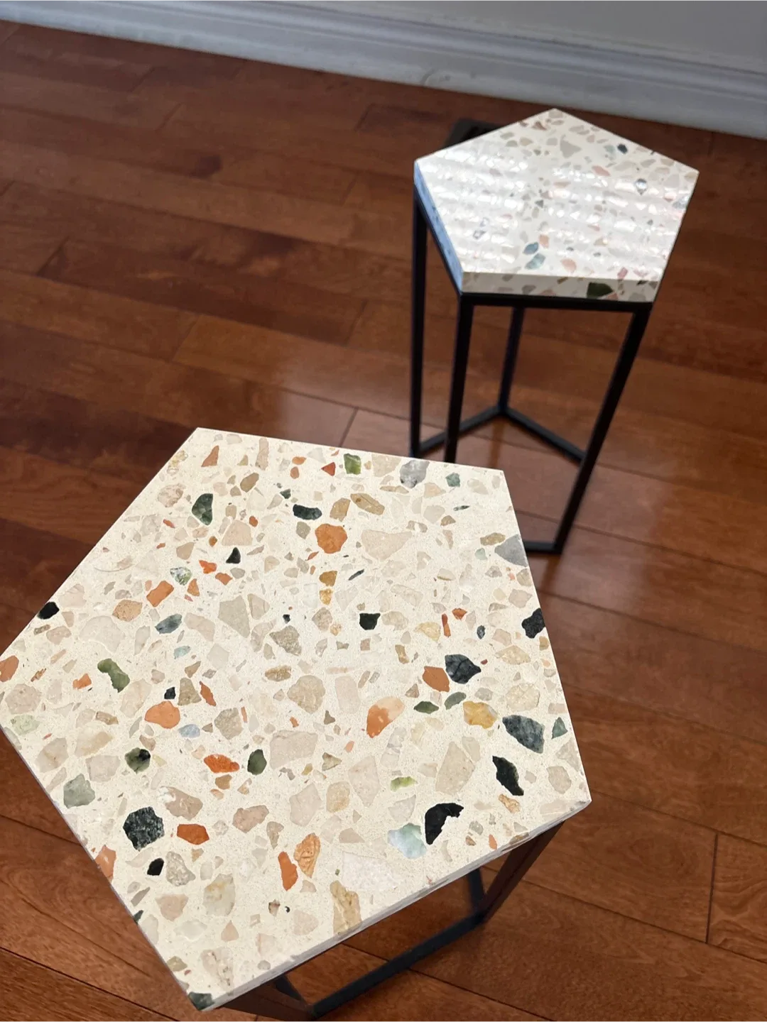 Set of 2 Terrazzo Nesting Side Tables image indicator(2)
