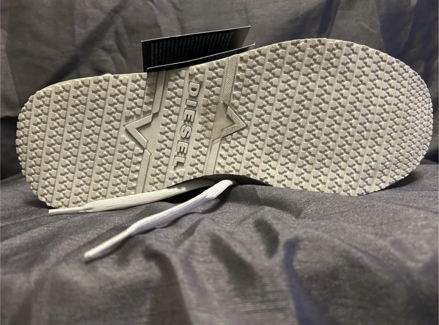 Diesel White Leather Sneakers image indicator(4)