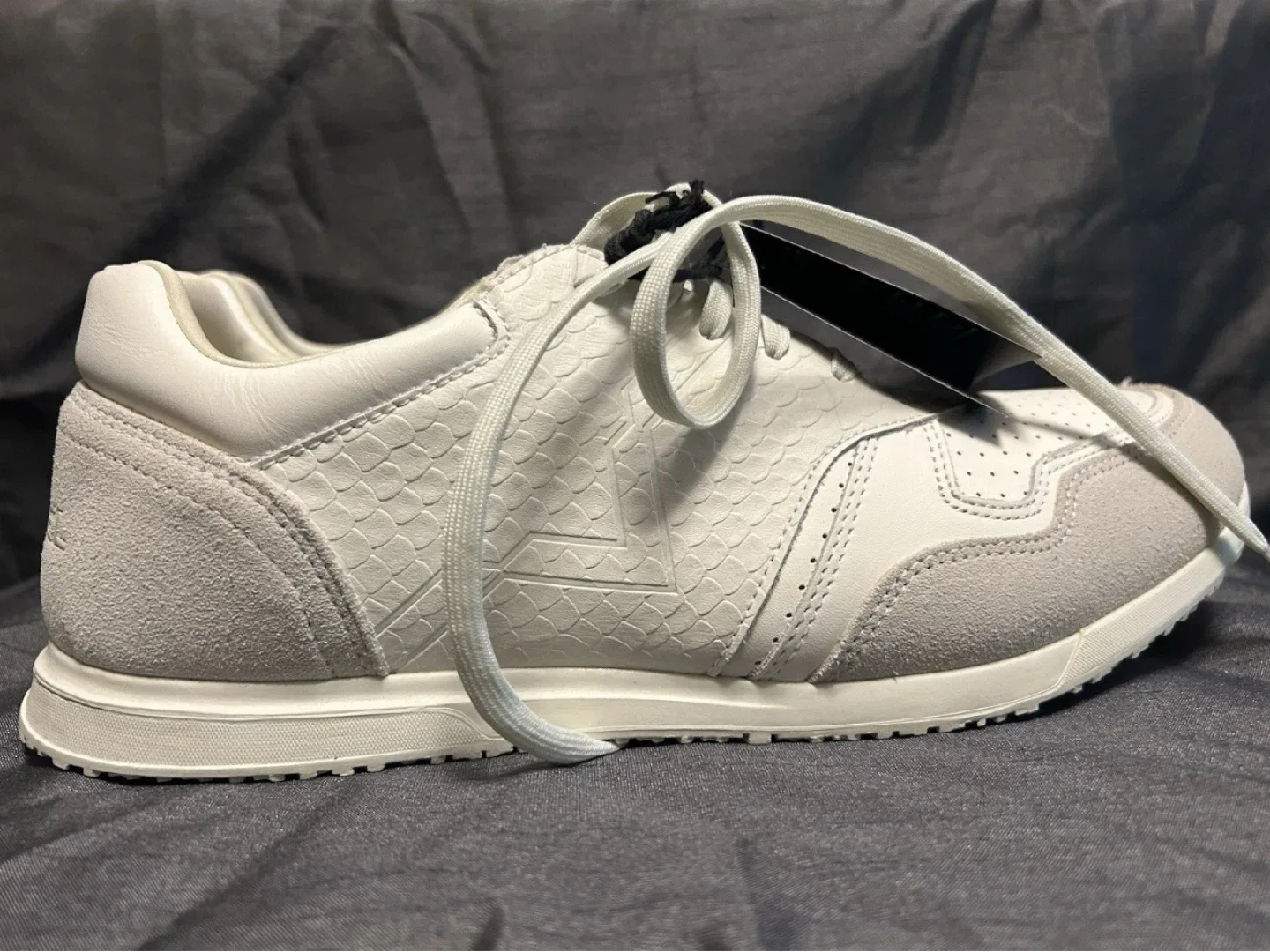 Diesel White Leather Sneakers image indicator(3)