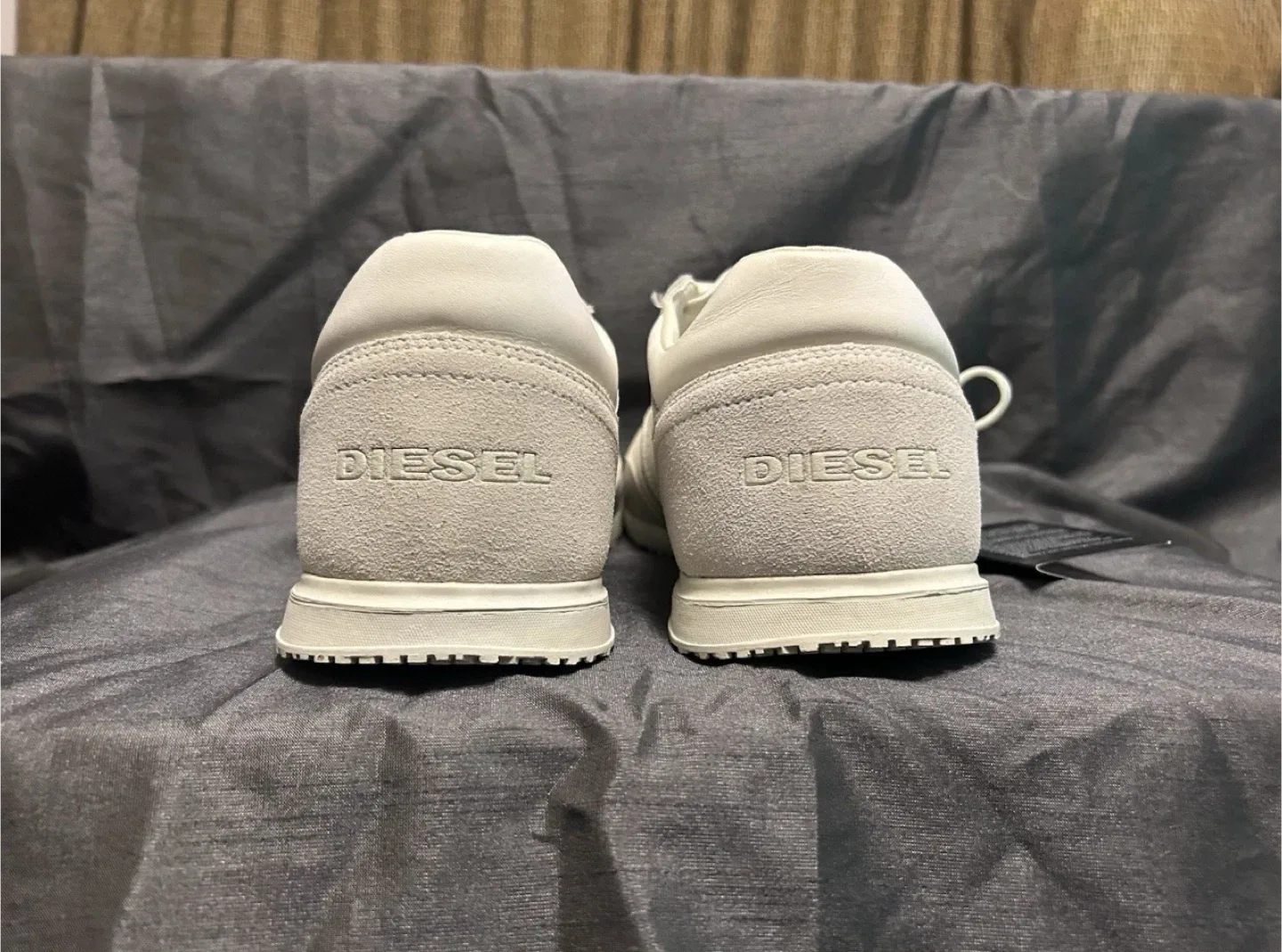 Diesel White Leather Sneakers image indicator(5)